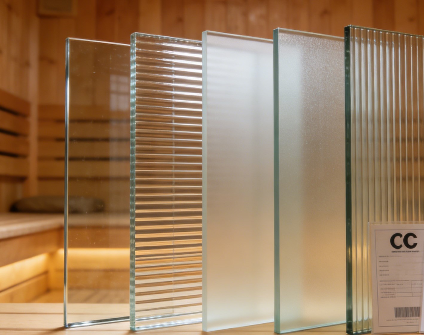 Protieksplozijsko varno steklo za savno